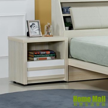 【HOME MALL】北歐主義床頭櫃(2色)