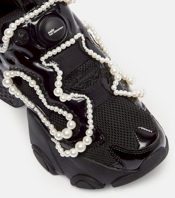 Noir Kei Ninomiya x Reebok embellished platform sneakers