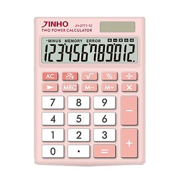 京禾JINHO計算機/JH-2771-P/12位元//粉色