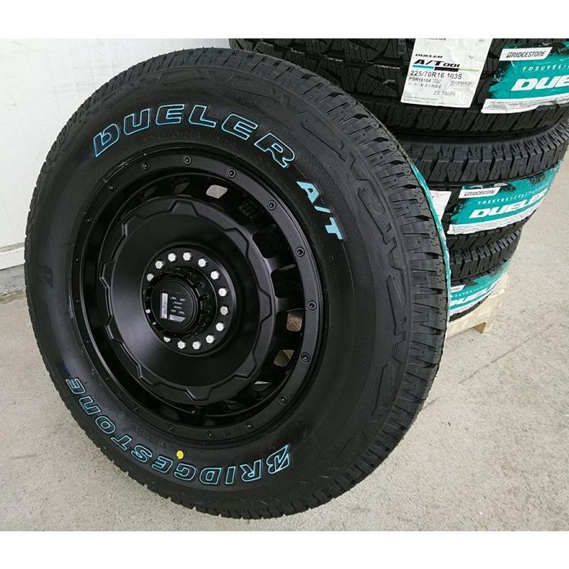 ブリヂストン DUELER 225/70R16 タイヤホイール 16インチ SwaGGer デリカ D5 エクストレイル CHR クロスロード CX-5  CX-3 | LINEショッピング