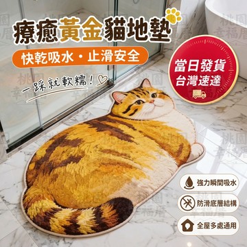 🔥台灣12H出貨🔥可愛貓咪地墊 貓咪地毯 浴室地墊 防滑吸水地墊 硅藻泥地墊 水晶絨地墊 入戶門墊 玄關腳踏墊