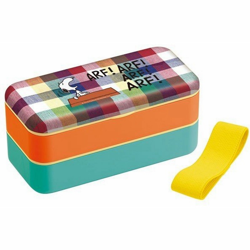 スヌーピー 弁当箱 2段 シンプルランチボックス メラミン製蓋 600ml Snoopy マドラスチェック 通販 Lineポイント最大0 5 Get Lineショッピング