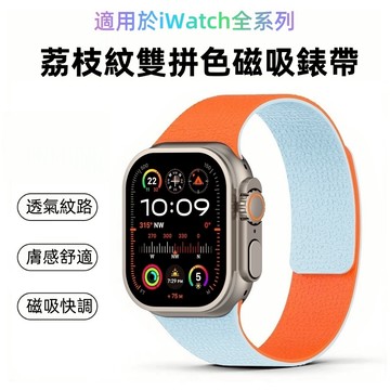 Apple watch錶帶 強磁錶帶適用iwatch9/10代apple watch876se磁吸ultra2