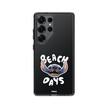 Galaxy S25 Ultra Clear 酷墨灰 - 迪士尼-史迪奇 Disney Stitch - 史迪奇 - 海灘日常