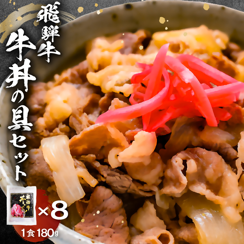 飛騨牛　牛丼の具8食セット