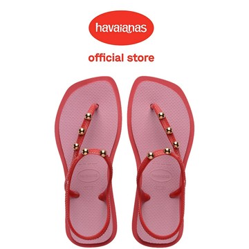Havaianas 哈瓦仕 涼鞋 夾腳拖 拖鞋 鉚釘 日落莓果 Flash Fusion 4150244-6627W