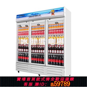 【廠家直銷 可打統編】冷藏展示柜立式冰箱保鮮飲料單門冷飲超市冷柜商用啤酒冰柜三門