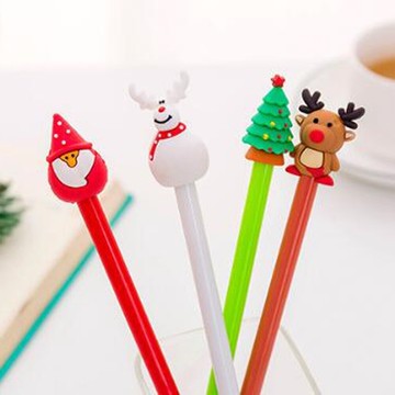 聖誕節3D胖嘟公仔聖誕筆 水性筆【BlueCat】【XM0296】