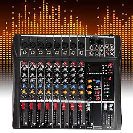 Channel Multi-functional Mixing Console Bluetooth Live Studio Audio Mixer Mixing Console USB with High-Quality Outputs, Precise Audio Control