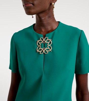 Elie Saab Embellished cady minidress