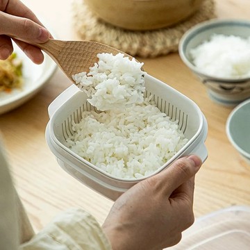 日本 霜山 微波蒸煮冷凍米飯保鮮盒-400ml-3入