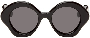 LOEWE 黑色 Bow 太阳镜