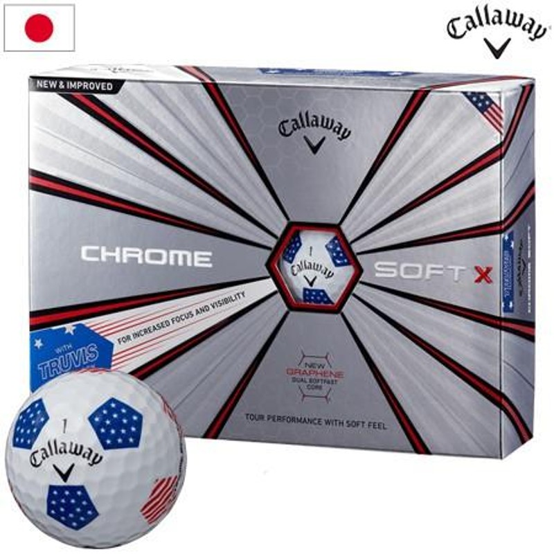 キャロウェイ CALLAWAY 2018 CHROME SOFT X TRUVIS (クロムソフト X