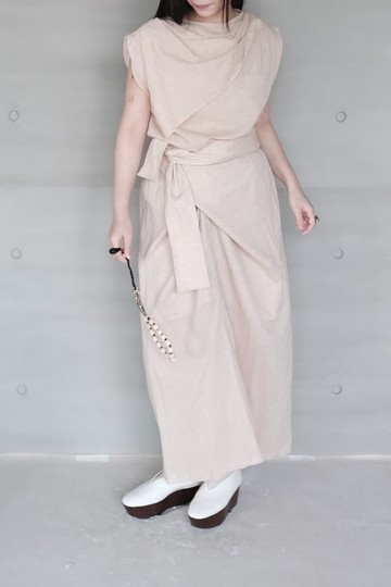 有機棉環保紗領襟上衣