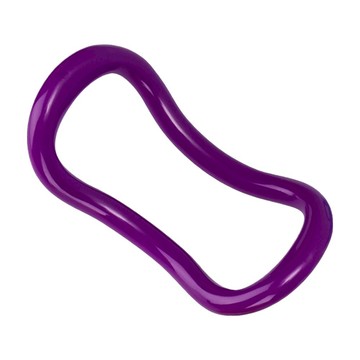 QIDINA 健身展開胸背伸展助力瑜珈環 棒-O  1個  星辰紫  22cm x 11.5cm x 2cm