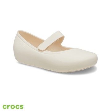 Crocs卡駱馳 (童鞋) 布魯克林瑪麗珍平底鞋-209430-160