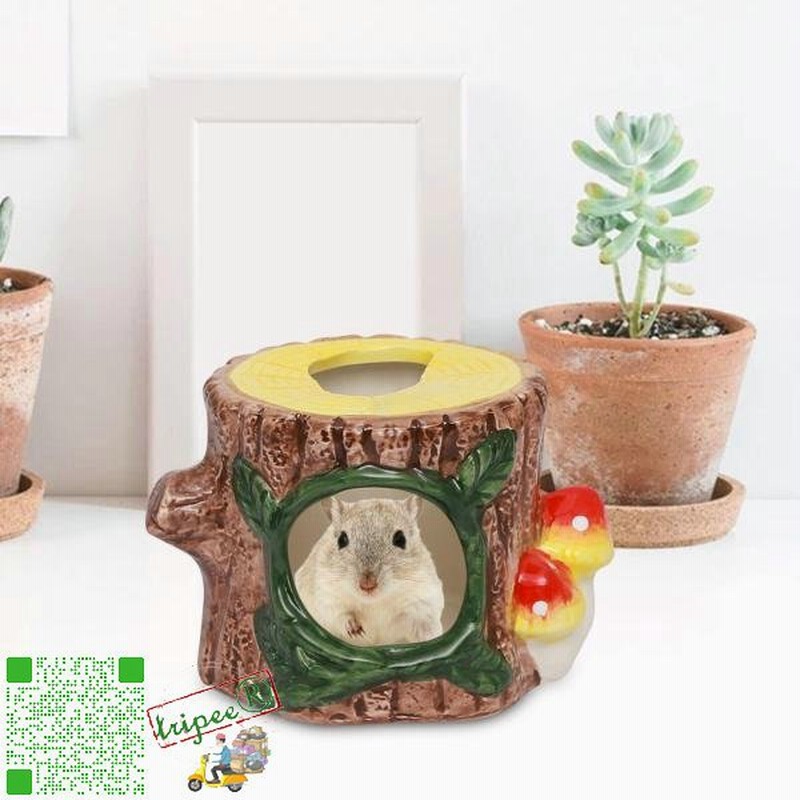 かわいいセラミックハムスターケージマウスイージークリーンアニマルハウスハイドアウト10 5x8 5cm 通販 Lineポイント最大0 5 Get Lineショッピング