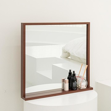 Easeheim 凱特立式桌上化妝鏡 600  核桃