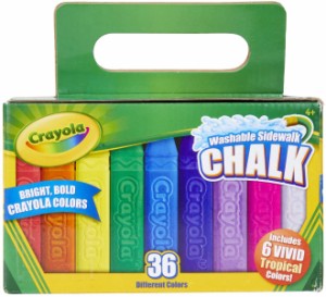 クレヨラ アメリカ 海外輸入 Crayola Sidewalk Chalk 36 Ct