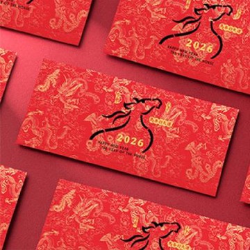 1A 2026 馬年 西式 紅包袋 馬年行大運 10張入 /包 2004