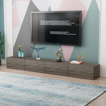 免運/開立發票 電視柜茶幾組合家用簡約現代小戶型客廳地柜長條柜落地式電視機柜 快速出貨