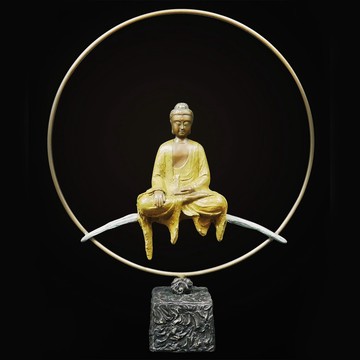 子問 限量原作銅雕 普佛小品系列-釋迦牟尼佛 (三寶佛)