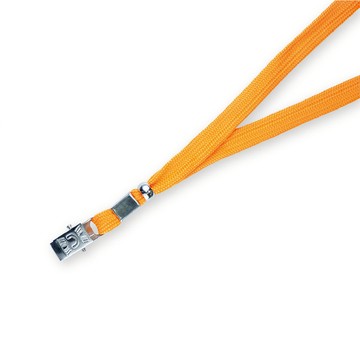 【100入】證件夾掛繩-橘色款 識別證 學生證 貴賓證 員工證 會員證 掛繩 鍊條 量大優惠