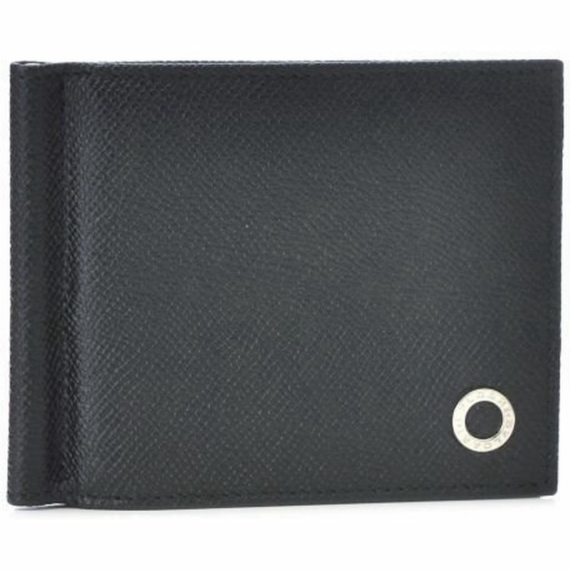 正規美 ブルガリ B-zeroロゴ文字マネークリップ 財布 しおり〇 SV925