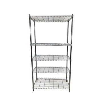 Top queen 【Top queen】45 x 90 x 165 cm 五層鐵力士鍍鉻萬用收納架
