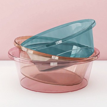 加深大號洗臉盆塑料臉盆家用加厚嬰兒小面盆洗衣服學生宿舍洗腳盆