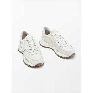 西班牙MD女鞋拼色鞋底運動休閑真皮老爹鞋百搭厚底小白鞋