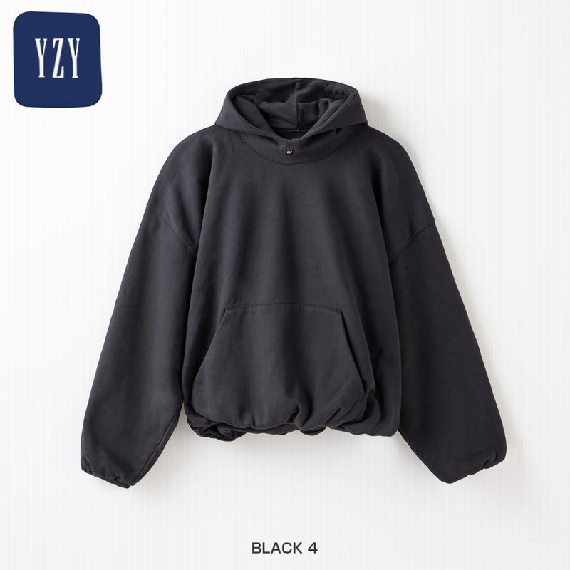 YEEZY × GAP 05 HOODIE ZJ01 471313-00-2 BLACK4 イージー ギャップ パーカー フーディー オーバーサイズ  メンズ ブランド カニエ ウエスト 海外正規品 | LINEブランドカタログ