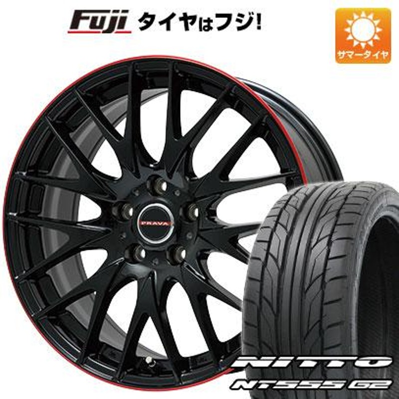 パンク保証付】【新品国産5穴114.3車】 夏タイヤ ホイール4本セット