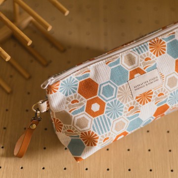 【利是袋】獅子山 / 六角磁磚 / 橙