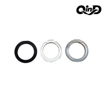 QinD 磁吸旋轉手機支架(升級版)(銀色)