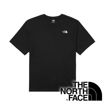 【THE NORTH FACE 美國】中性圓領短袖棉T恤『黑』NF0A8GWE 戶外 露營 登山 健行 休閒 時尚 旅遊 短袖 上衣
