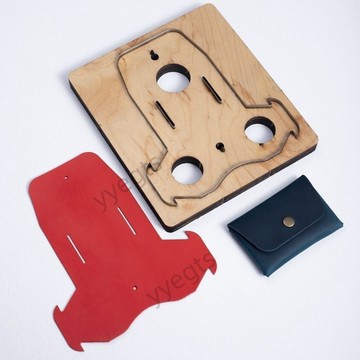 新品 免縫線卡包刀模 手工DIY皮革工具 下料方便 皮革包包版型鋒利耐用 8・25