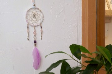 捕夢網掛飾 - 粉晶 / 紫晶 / 仙子吊飾