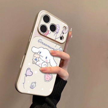 玉桂狗適用蘋果17手機殼小羊皮蘋果16保護套15新14外殼13/12