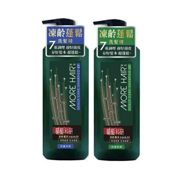 萌髮 科研凍齡蓬鬆洗髮精EX 修護柔順/修護涼爽 500g/罐 咖啡因、維他命B5 憨吉小舖