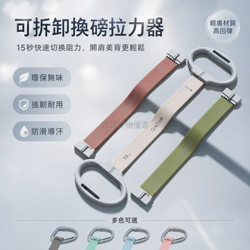 台灣出貨 拉力器 彈力繩健身器 家用拉伸訓練器 瑜伽背部塑形 硅膠八字拉環 阻力帶運動器材 居家復健器械 男女通用