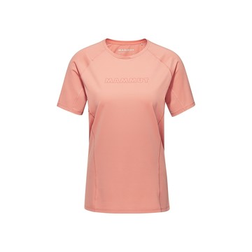 MAMMUT Selun FL Logo T-Shirt W 機能LOGO短袖T恤 石英粉 女款 #1017-05060
