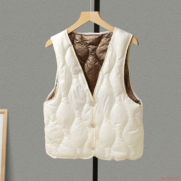 精選好物🌈2025新款石墨烯輕薄短款棉馬甲保暖時尚修身背心疊穿冬季保暖馬夾