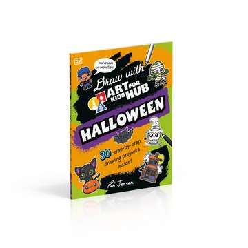 DK Draw with Art for Kids Hub Halloween(畫出萬聖節：Art for Kids Hub 教你玩繪畫)