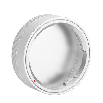 LEICA 適用於徠卡 M 卡口相機鏡頭攝影配件銀色 2026 年的專業金屬後鏡頭蓋