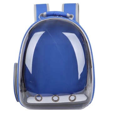 skylife 全景透明太空包 進口PC+600D牛津布  42 x 29 x 27cm  藍色  1個