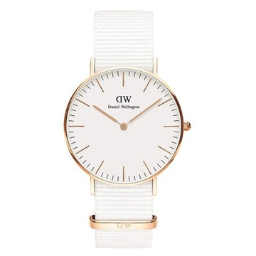 【Daniel Wellington】Petite Evergold 36mm香檳金米蘭金屬錶(DW00100309)