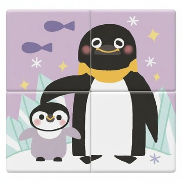 Silverback 魔術方塊 2X2 3歲以上  可愛海洋生物  1個