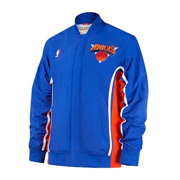 M&N NBA復古熱身外套 尼克隊 -AWJKGS18058NYKROYA92