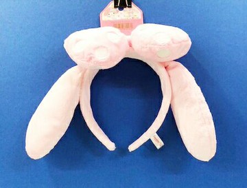 【震撼精品百貨】My Melody 美樂蒂 絨毛造型髮圈-粉大耳#81426 震撼日式精品百貨